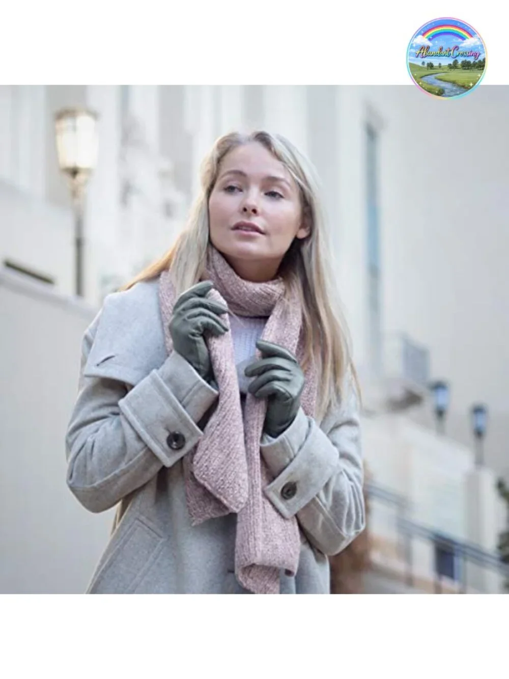 Cashmere Lined Leather Gloves for Women Luxury Winter Sheepskin